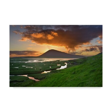 Trademark Fine Art Michael Blanchette Photography 'Mountain Rays' Canvas Art, 12x19 ALI21468-C1219GG